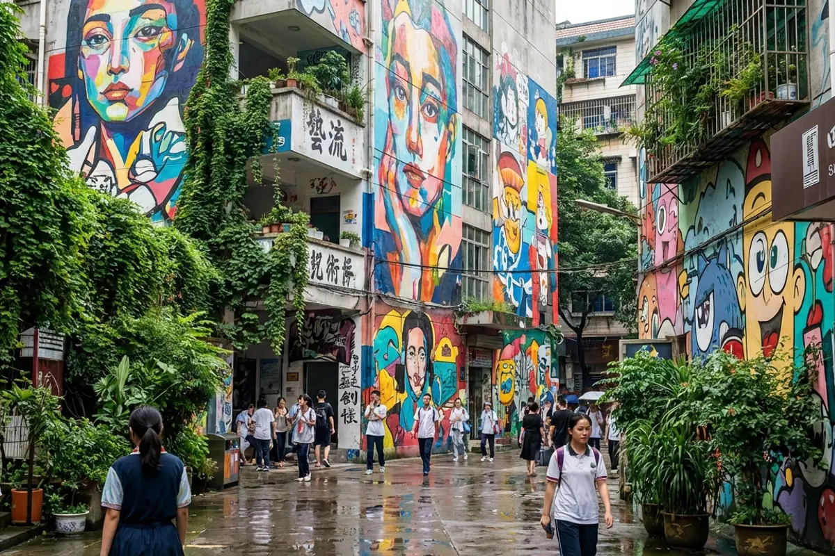 重庆 涂鸦一条街