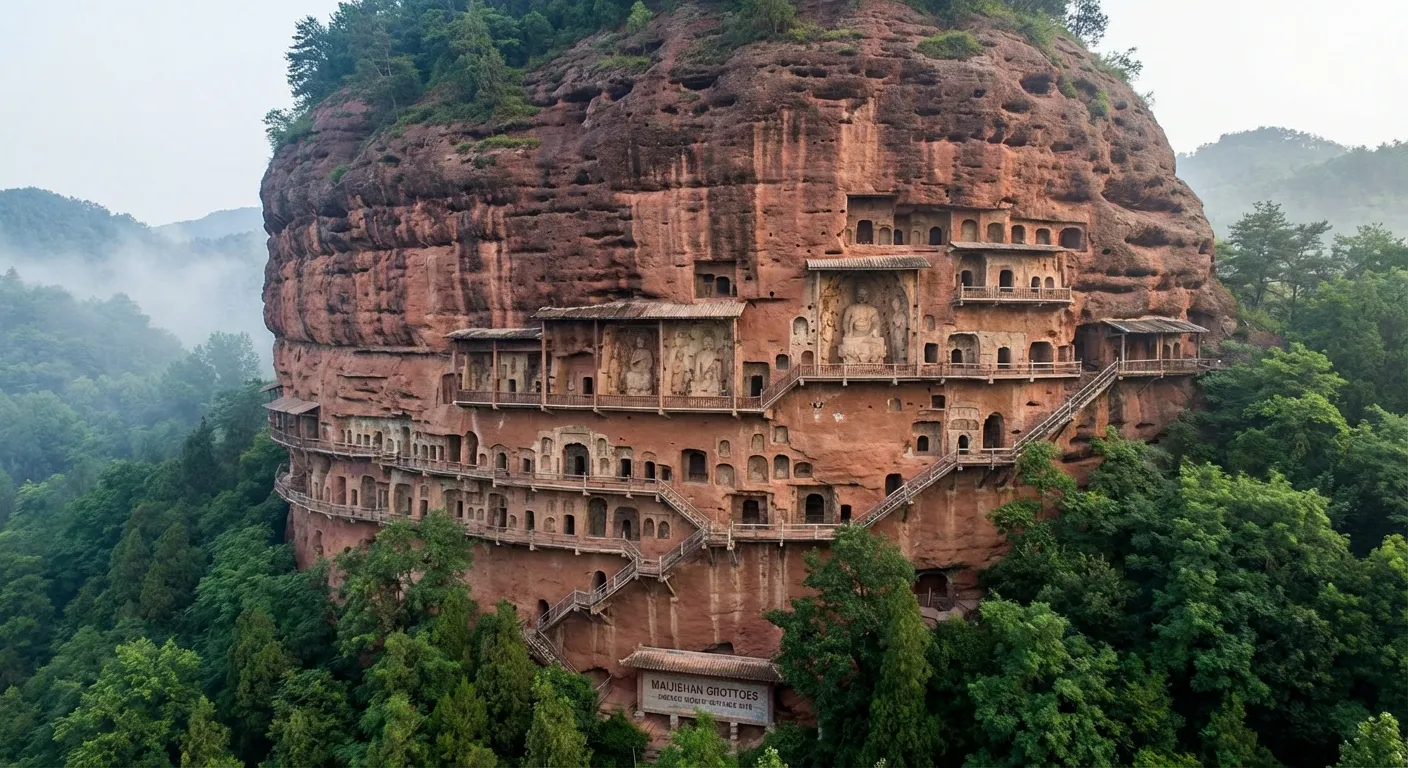 甘肃 麦积山石窟