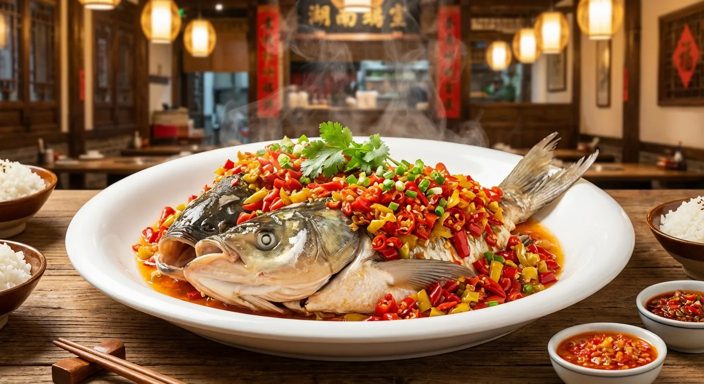 湖南特色美食 — 剁椒鱼头