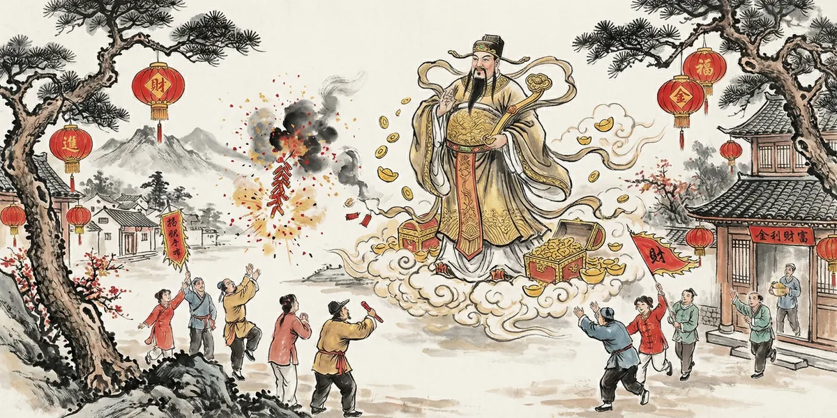 财神 Caishen, God of Wealth — 招财纳福的财富之神