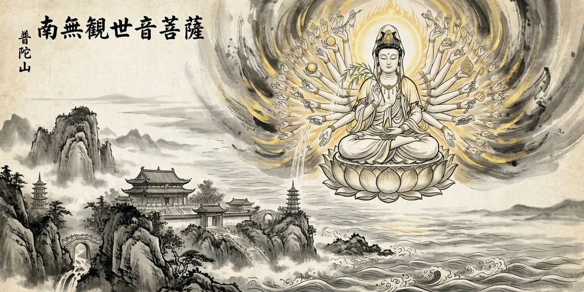 观音 Guanyin, Goddess of Mercy — 大慈大悲闻声救苦