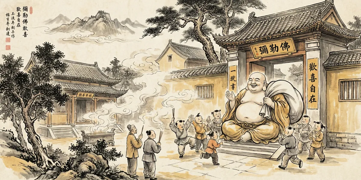 弥勒佛 Milefo, The Laughing Buddha (Maitreya) — 大肚能容笑口常开