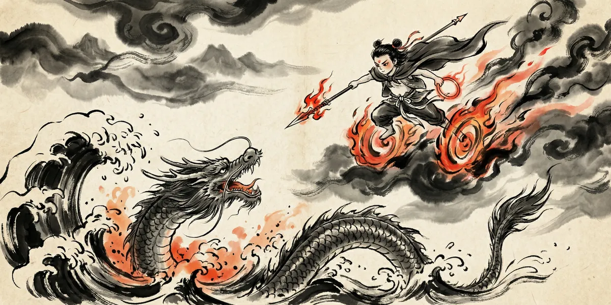 哪吒 Nezha — 削骨还父的莲花叛少