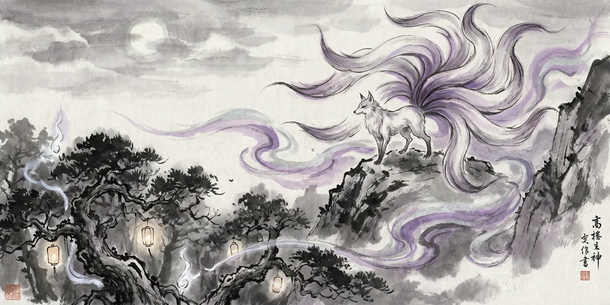 九尾狐 Nine-Tailed Fox — 千年修炼的魅惑妖狐