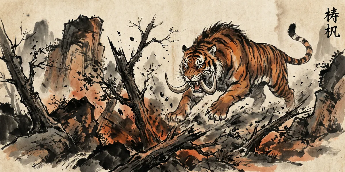 梼杌 Táowù, The Stubborn Brute — 冥顽不灵的上古蛮兽