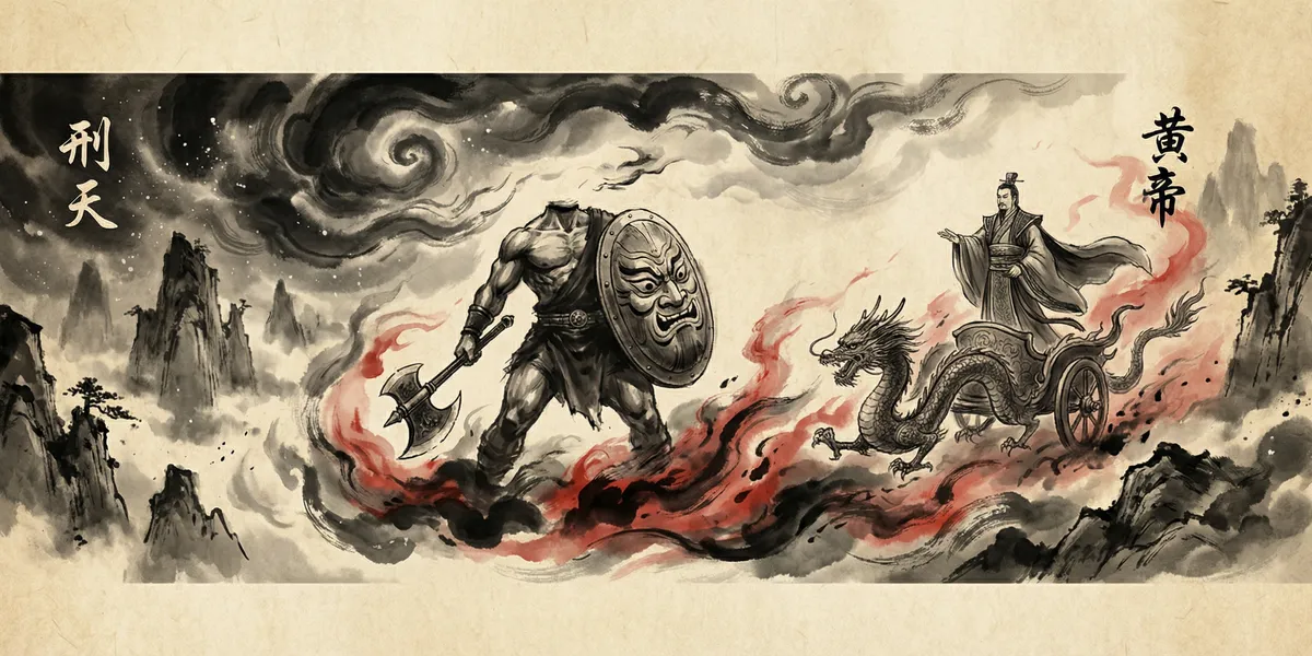 刑天 Xingtian, The Headless Warrior — 身首异处犹不屈的战魂