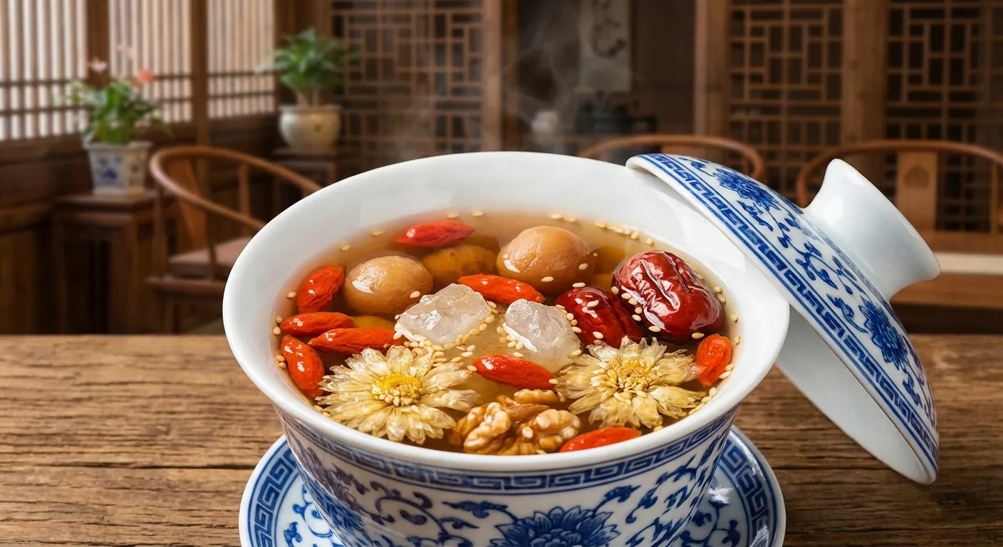 宁夏特色美食 — 八宝茶