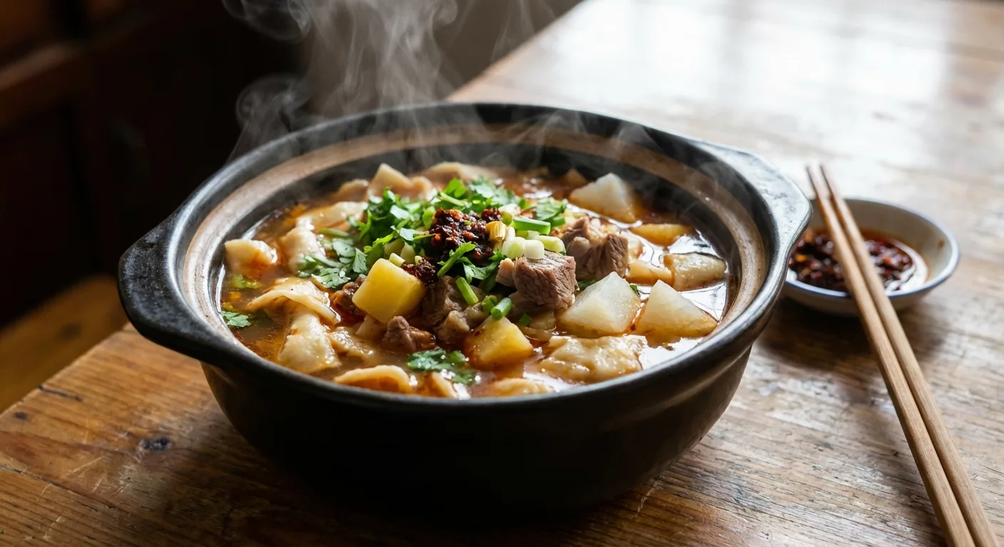 青海特色美食 — 尕面片