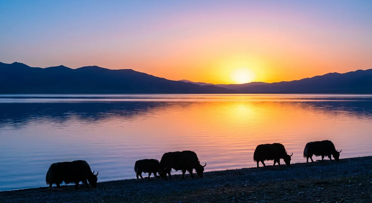 青海 黑马河日出