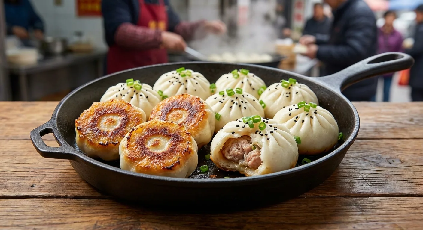 上海特色美食 — 生煎包