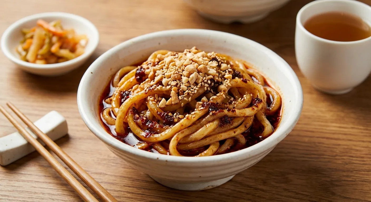 四川特色美食 — 甜水面