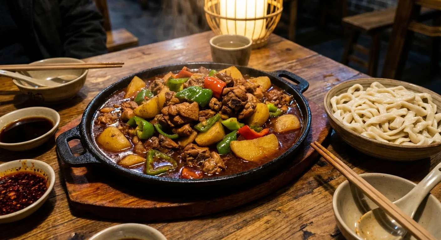 新疆特色美食 — 新疆大盘鸡