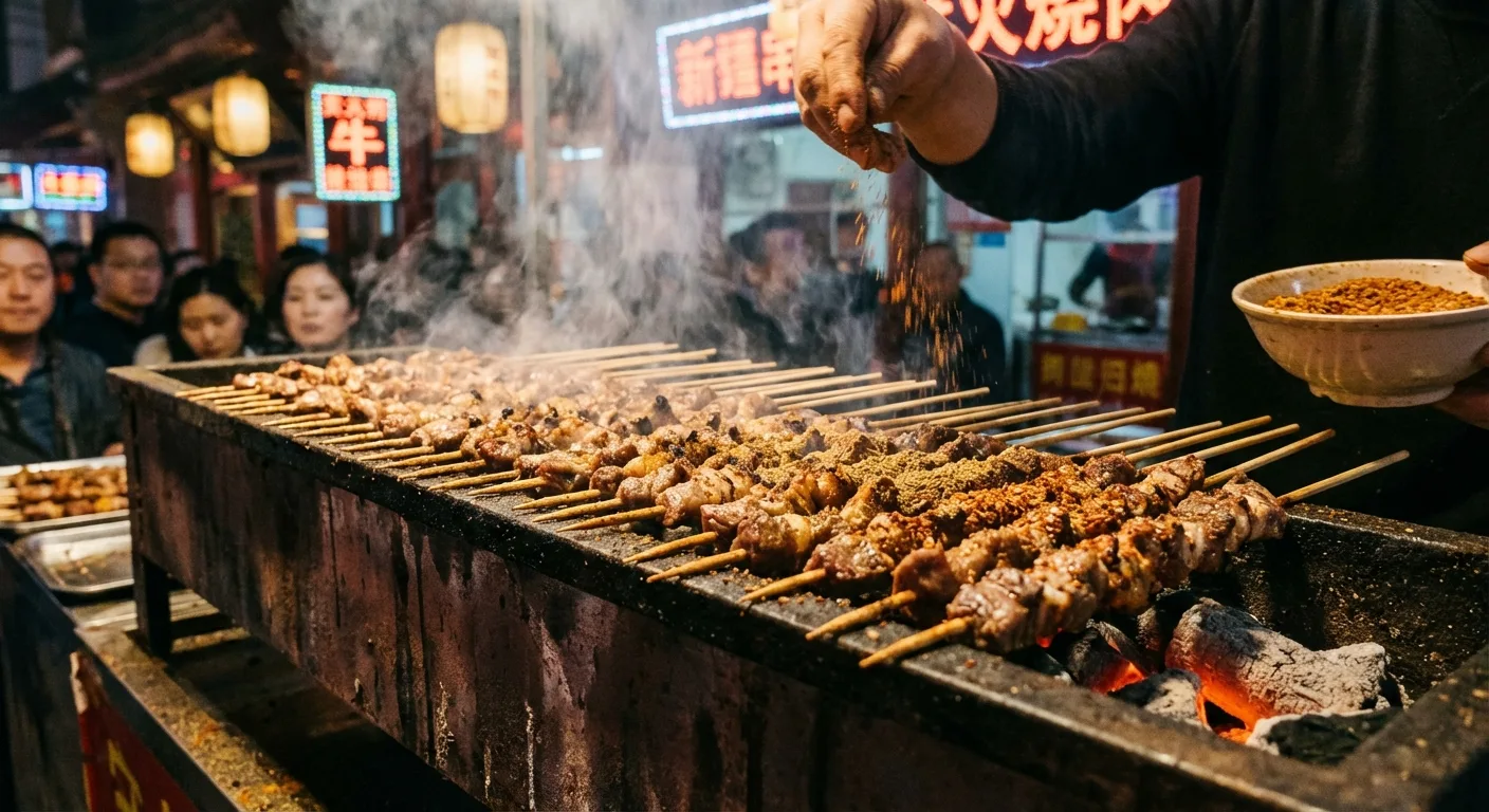 新疆特色美食 — 烤羊肉串